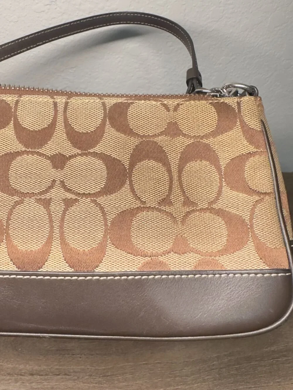 Vintage 2004 Coach Signature Demi Shoulder Bag 6094 Y2K